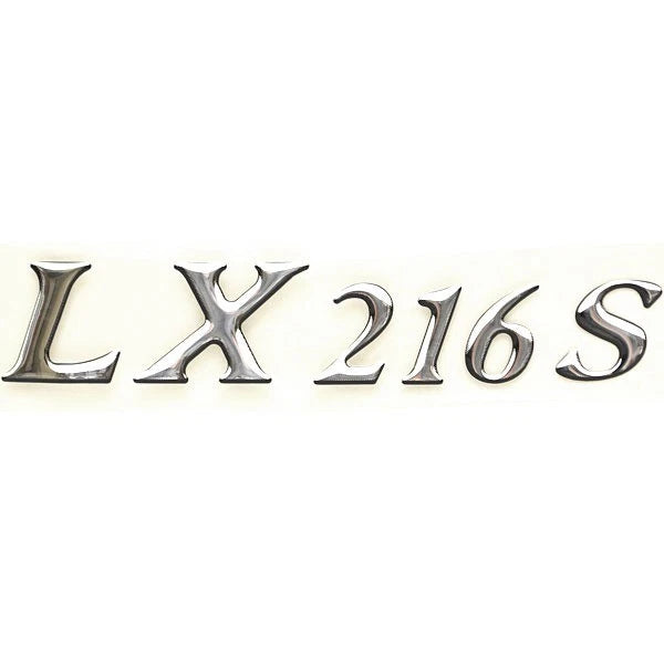 Larson Boat Raised Emblem Decal 8624-1347 - LX 216 S Sticker
