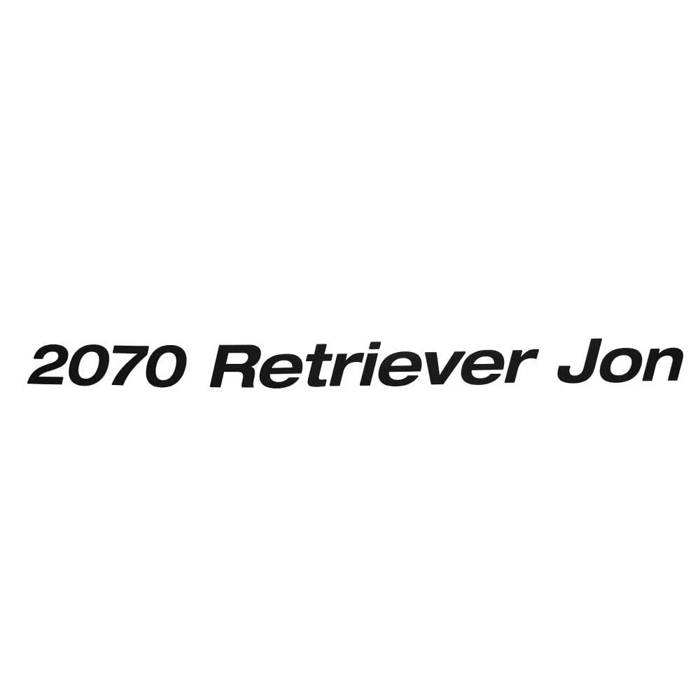 Crestliner Boat Decal 2201939 - 2070 Retriever Jon Black Sticker