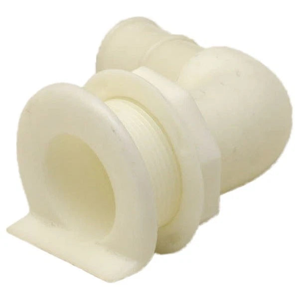 Boat Thru Hull Connector 425-00-5383 - 90 Degree 1 1/4 Inch White