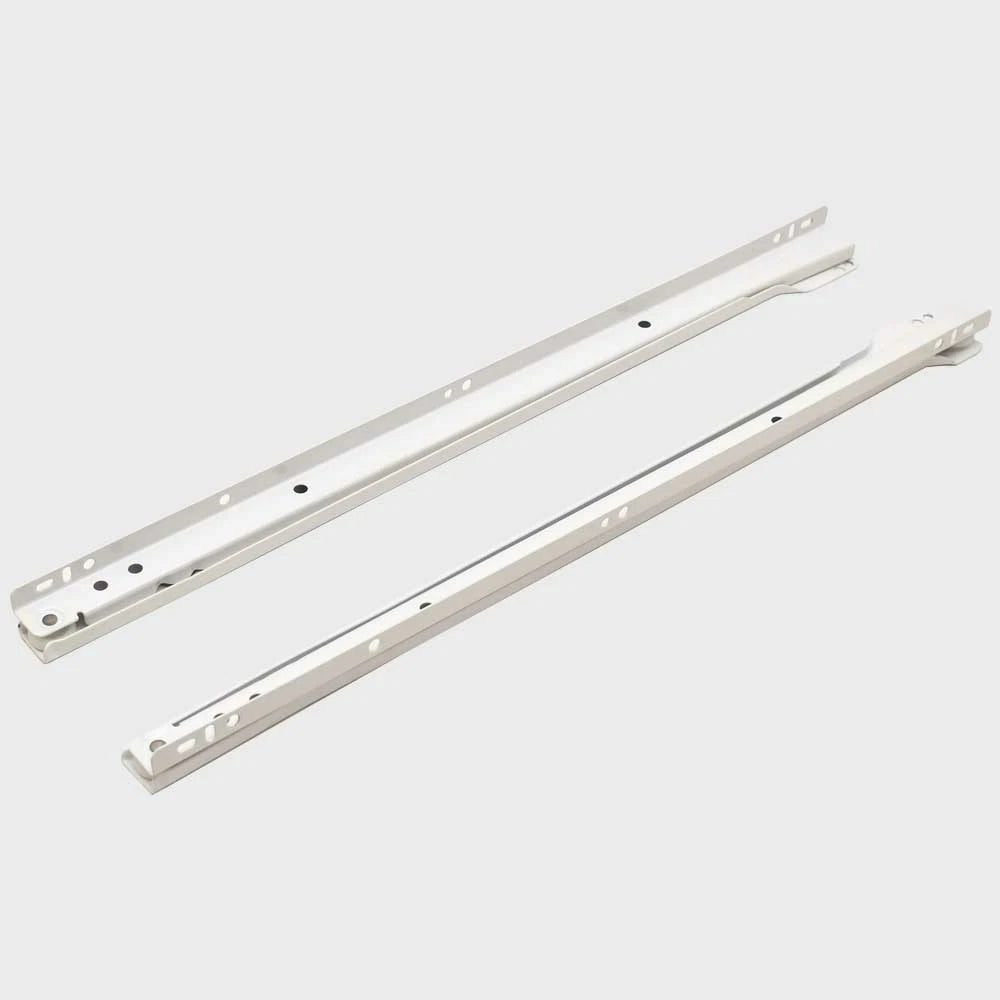 Boat Side Mount Drawer Slides - White 17 3/4 Inch White (set of 2)