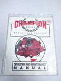 Crusader Engines 22822, Champion Series Operations & Maintenance Manual (sealed)