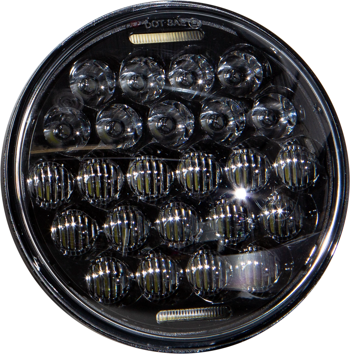 HARDDRIVE LED Headlight 5.75 Inch 75W V-Twin Motorcycle Headlamp