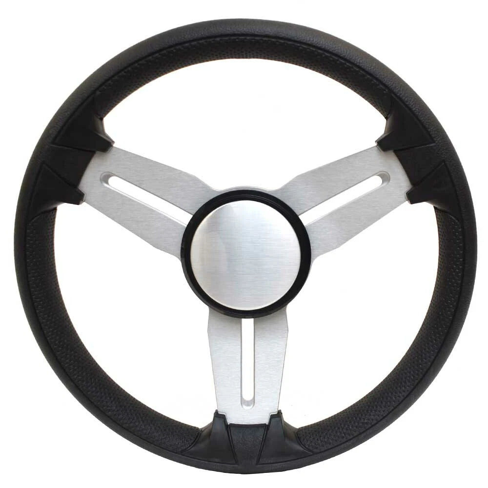 Gussi Italia Boat Steering Wheel W347 - Model 15A 13 3/4 Inch with Cap