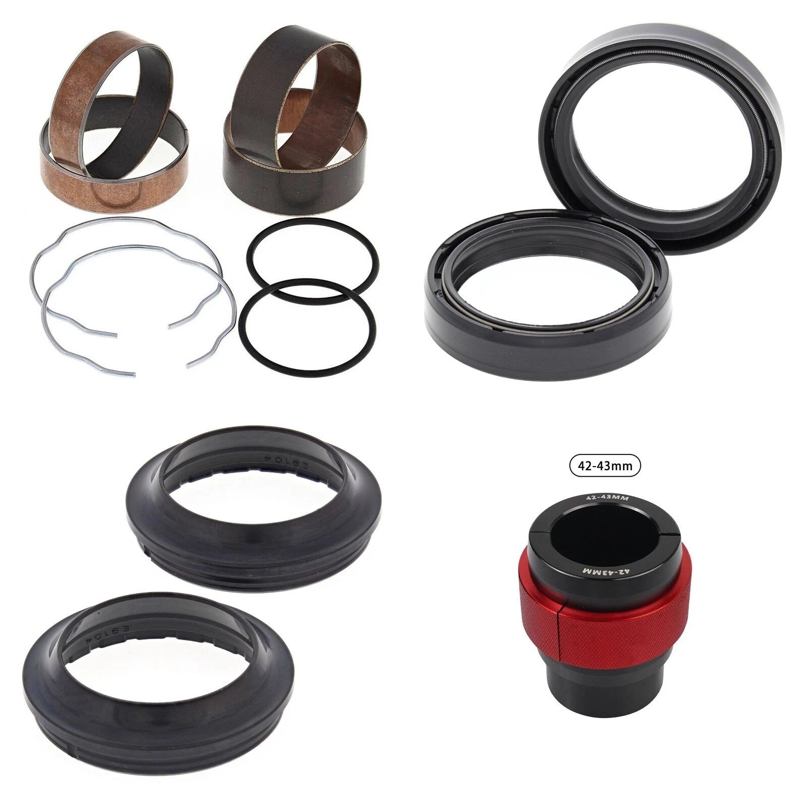 Front Fork Rebuild Kit for Harley VRSCR V Rod Street Rod 2006-2007 with Driver
