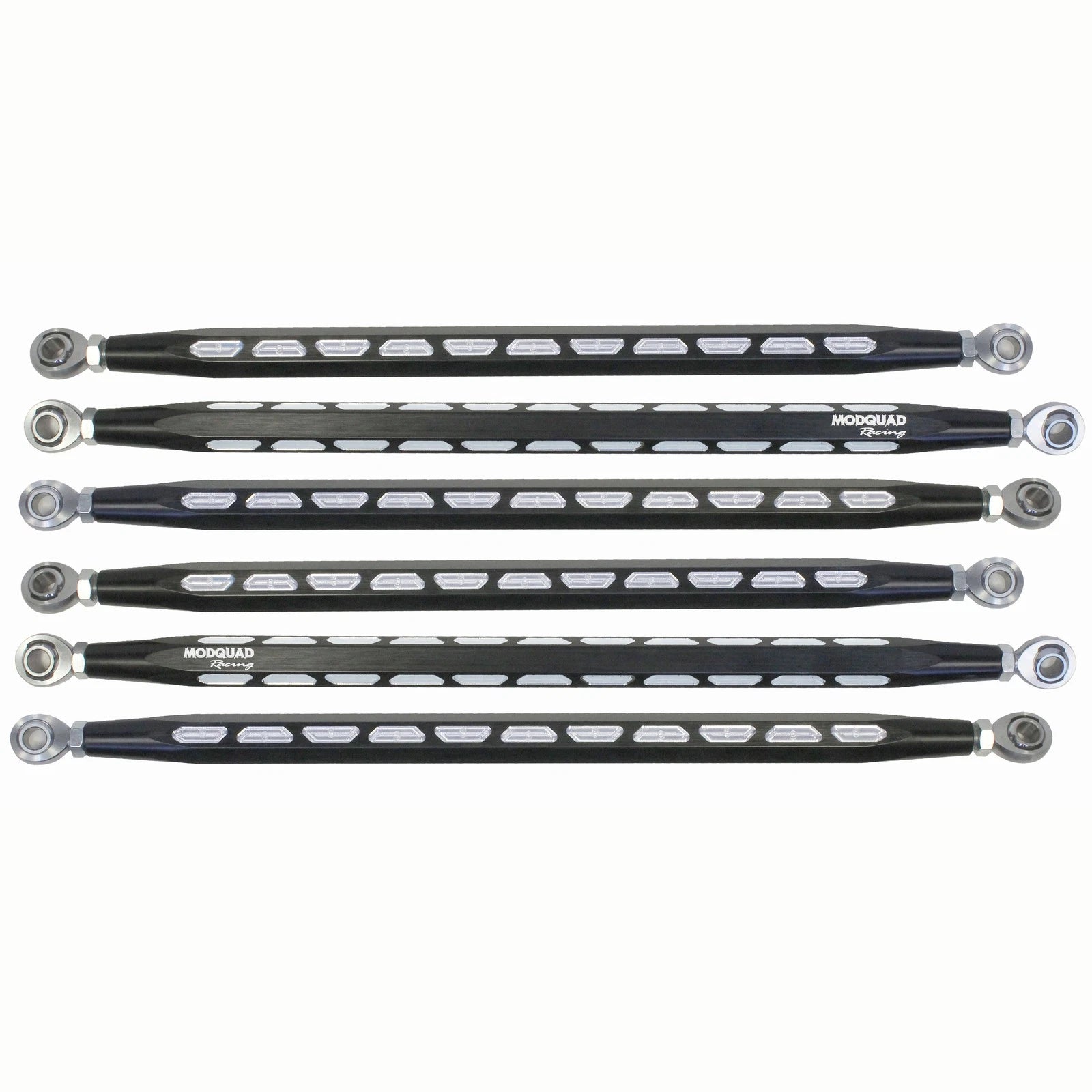 MODQUAD Rear Radius Rods Recut Black for ATV/UTV 1 1/4" Hex Aluminum