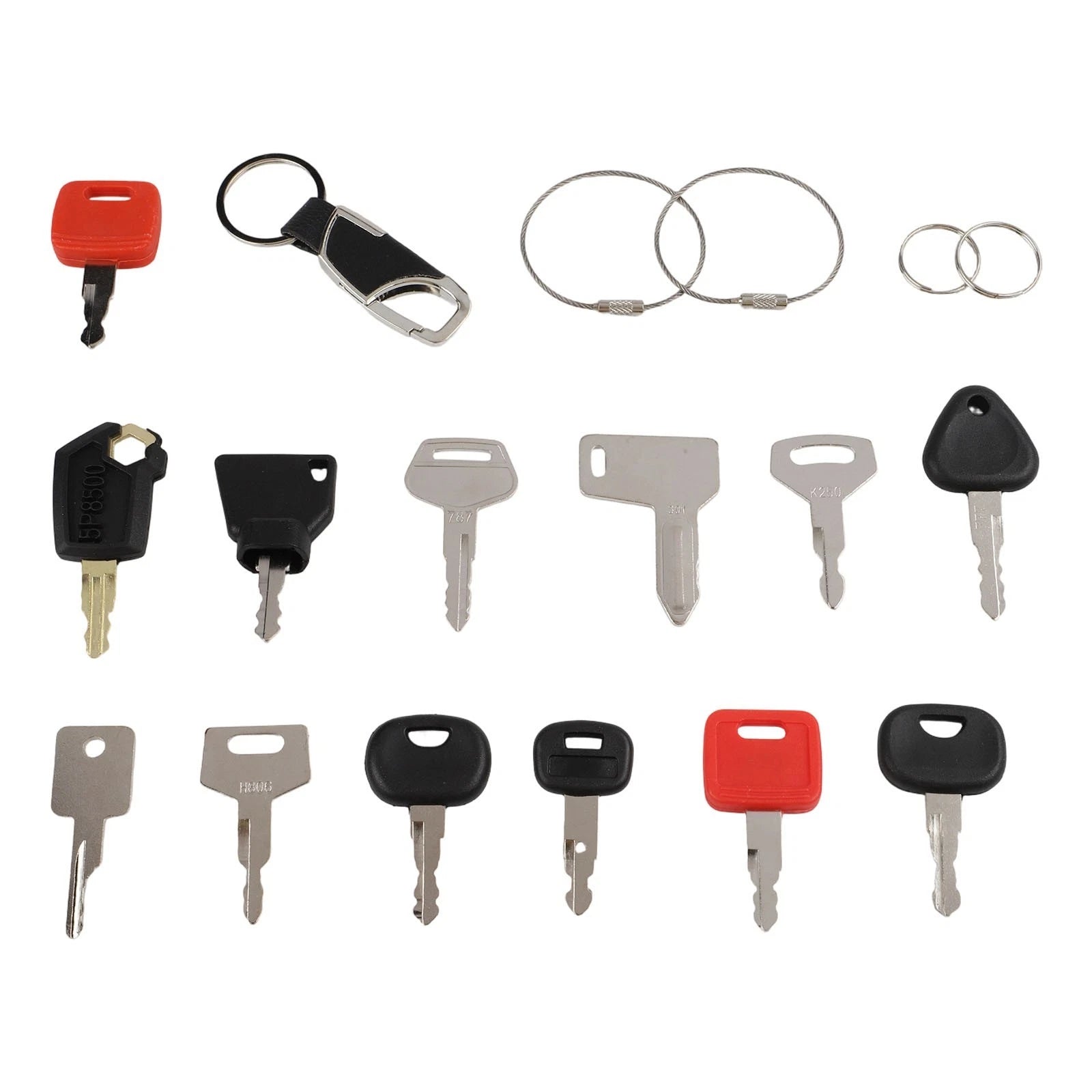 13PCS Ignition Key Set for Heavy for Construction Equipment Tractors Excavators