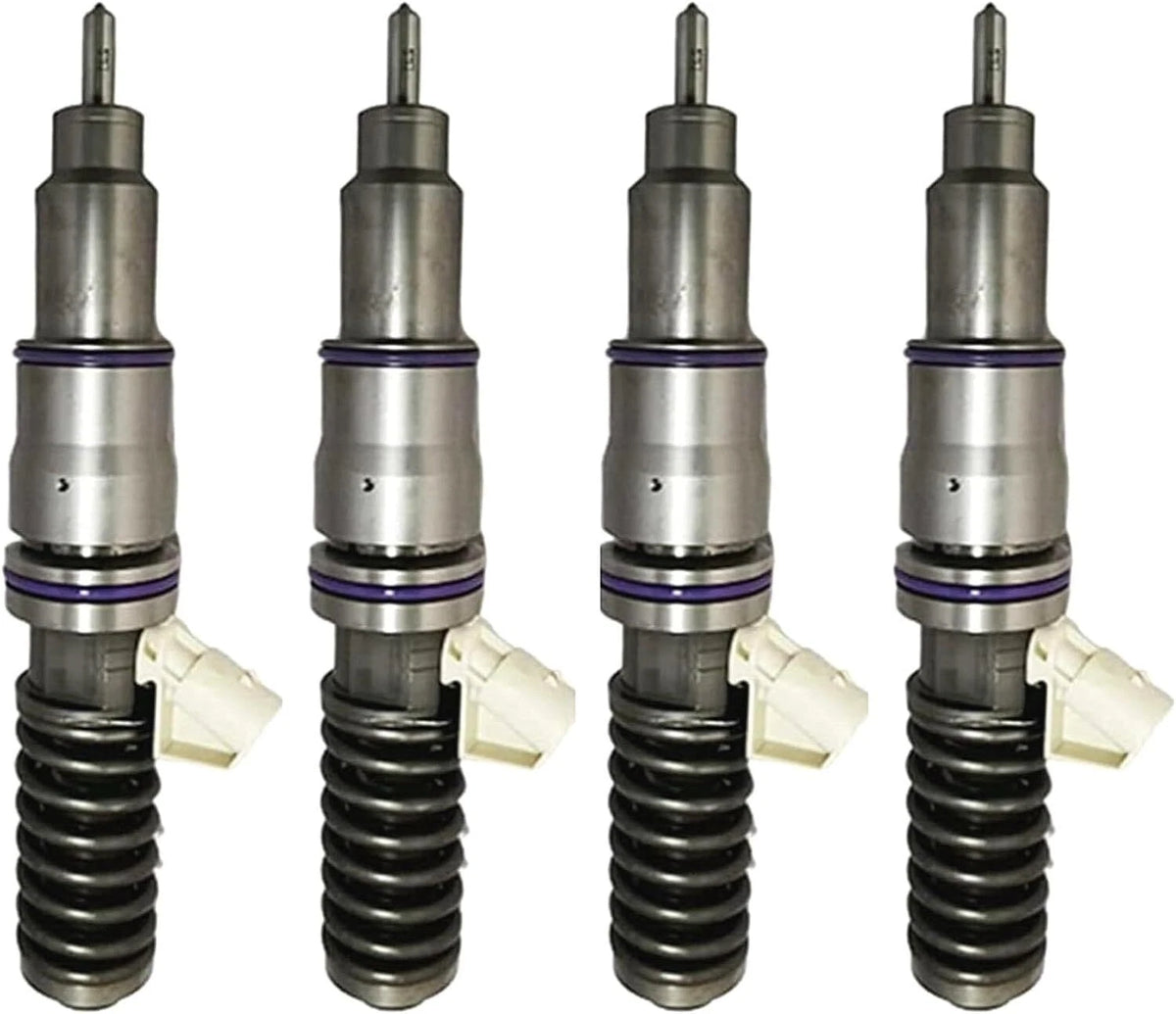4PCS Fuel Injector 20847327 for Volvo EC460B EC360B D12D Engine Excavator