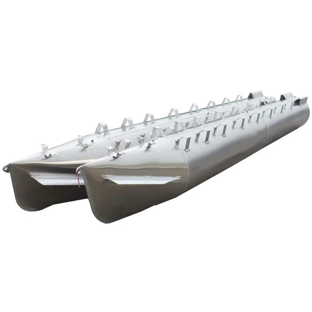 Pontoon Boat Log Float Tubes - 21 FT X 25 Inch with O Strakes (pair)
