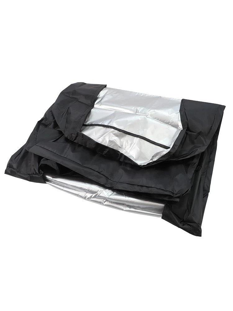 210D Oxford Lawn Mower Dust Cover with Waterproof Feature 195x108x66cm