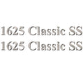 Lund Boat Model Decals 1986366 - 1625 Classic Silver Stickers (pair)