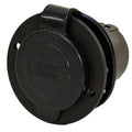 Marinco Boat Connect Charge Inlet 150CC - Black Front Mount