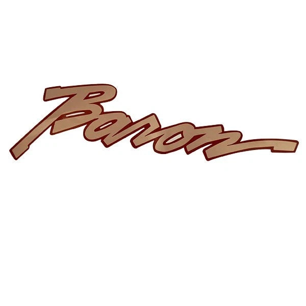 Lund Boat Model Decal 1988150 - Baron Rose Gold Sticker