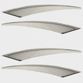 Premier Pontoon Boat Raised Emblem Decals - Spear Sticker (set of 4)