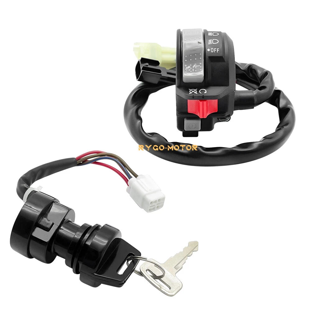 Handlebar Start Stop Switch with Ignition Key Switch 2004-2005 for Yamaha YFZ450