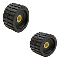 Craton Boat Wobble Rollers RR50356 - 5 Inch Ribbed Rubber (pair)