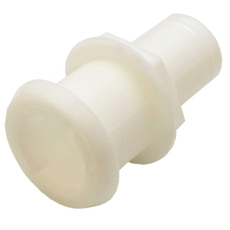 Perko Boat Thru Hull 0301DP8 - 1 1/2 Inch White Plastic