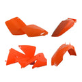 POLISPORT PLASTIC KIT KTM EXC 2001-2002, ORANGE