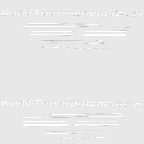 MasterCraft Boat Decal Set 751911 - World Tournament Team Stickers (kit)