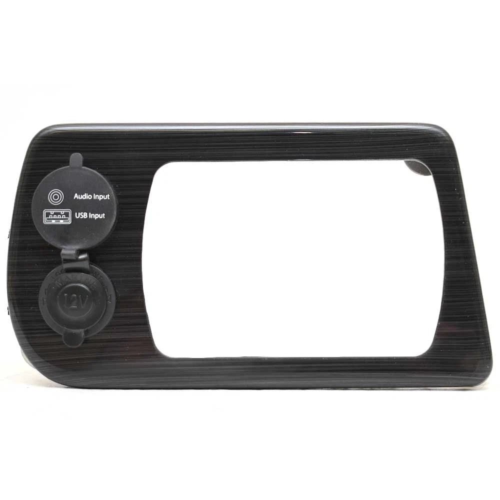 Lowe Boat Blank Stereo Panel F2152280207 - AUX USB 9 1/8 X 5 Inch