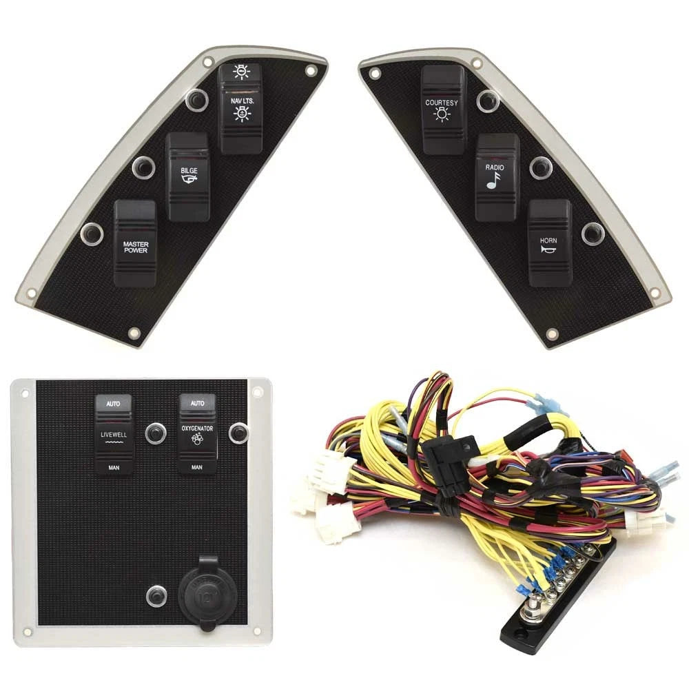 Larson FX 1750 OB Boat Switch Panels 5766679 - Aluminum (4PC)