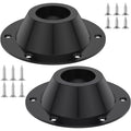 2Pcs RV Table Bases Aluminium Floor Fixed Mounting Pedestal Replacement Camper