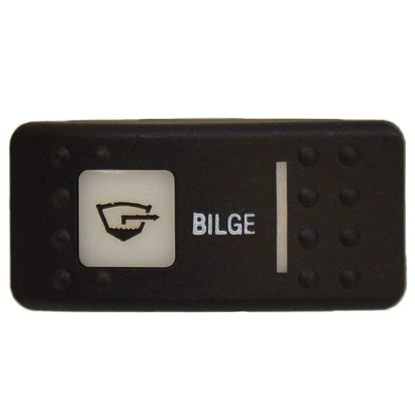 Carling Boat Bilge Rocker Switch Cover Actuator - Black Plastic