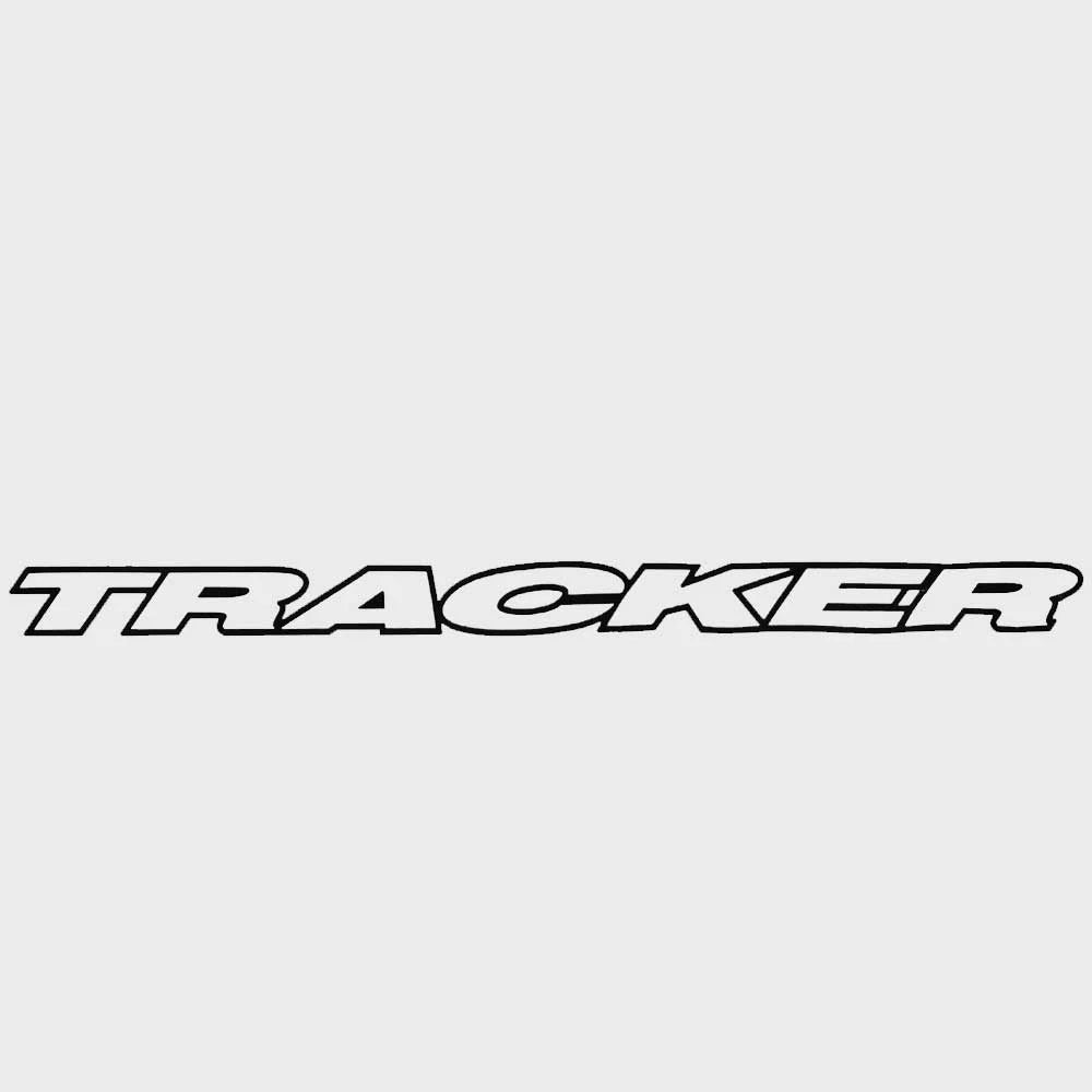 Tracker Boat Decal Sticker 185339 - Black 10 1/8 X 5/8 Inch