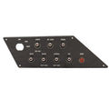 Lowe Boat Toggle Switch Panel 2401431 - Black Acrylic