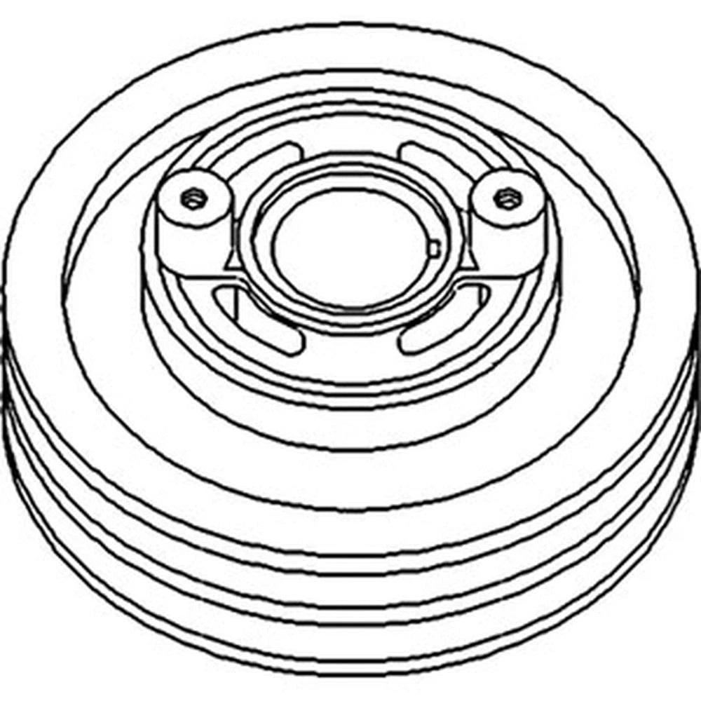 AR58176 Fits John Deere Tractor Crankshaft Dampener Pulley 4000 4020
