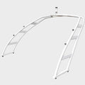 Chaparral Boat Wakeboard Tower 0800263 - 93 X 66 X 51 1/2 Inch White