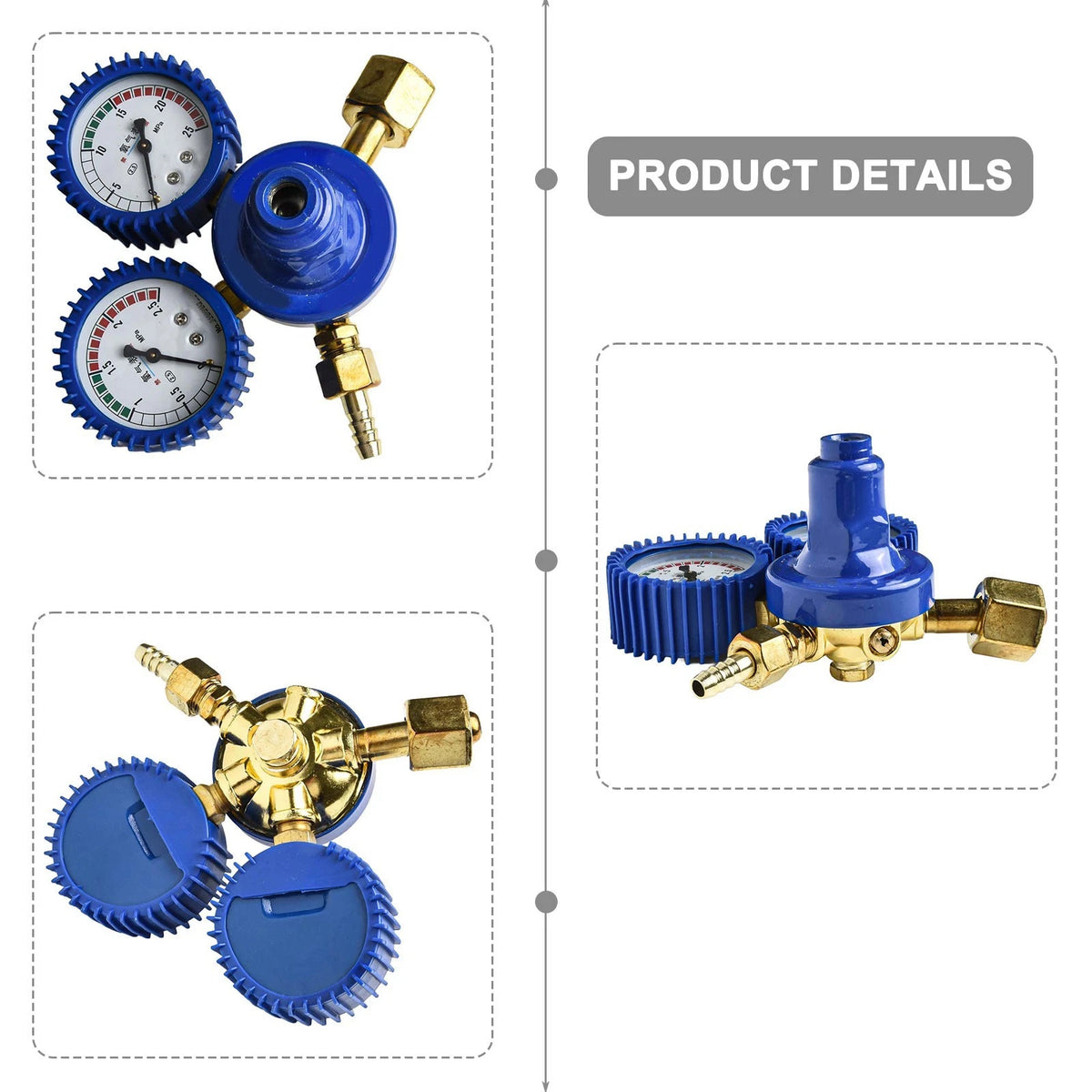 Welding Gauge Gas Pressure Reducing Valve for Propane Acetylene Oxygen