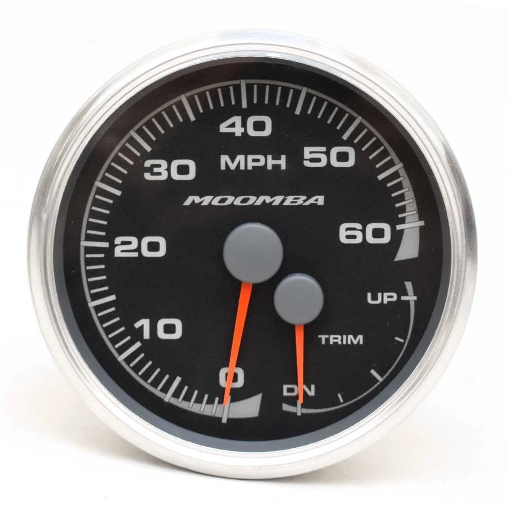 Moomba Boat Multi-Function Gauge 115043 - Beede 4 1/2 Inch Black