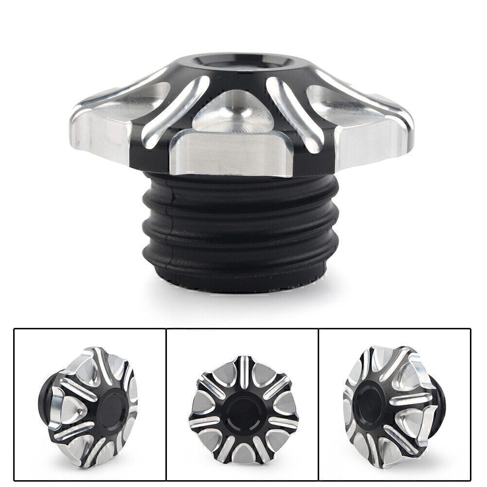Vented Gas Cap Fuel Tank Right-hand Thread for Harley Sportster CNC Billet 1PC