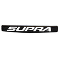 Supra Boat Raised Logo Decal 110165 - Black Silver Sticker