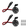 2PCS 12AWG SAE Power Socket Sidewall Port Solar Panel Mount Connector with Screw