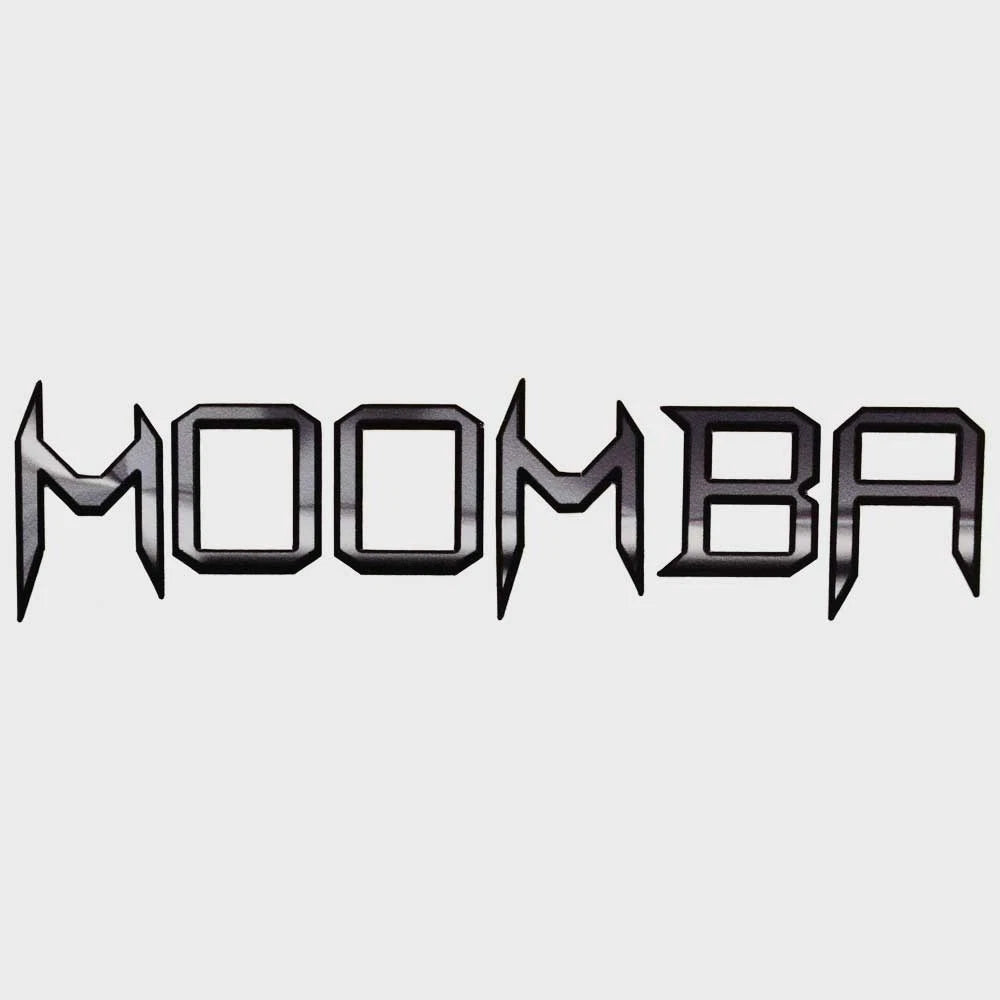 Moomba Boat Decal 109191 - Silver Logo Sticker