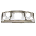 Premier Pontoon Boat Gauge Dash Panel 7-4633-1 - Silver Plastic Blank