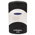 Boat Rocker Switch Cover - Livewel LTS Black Silver