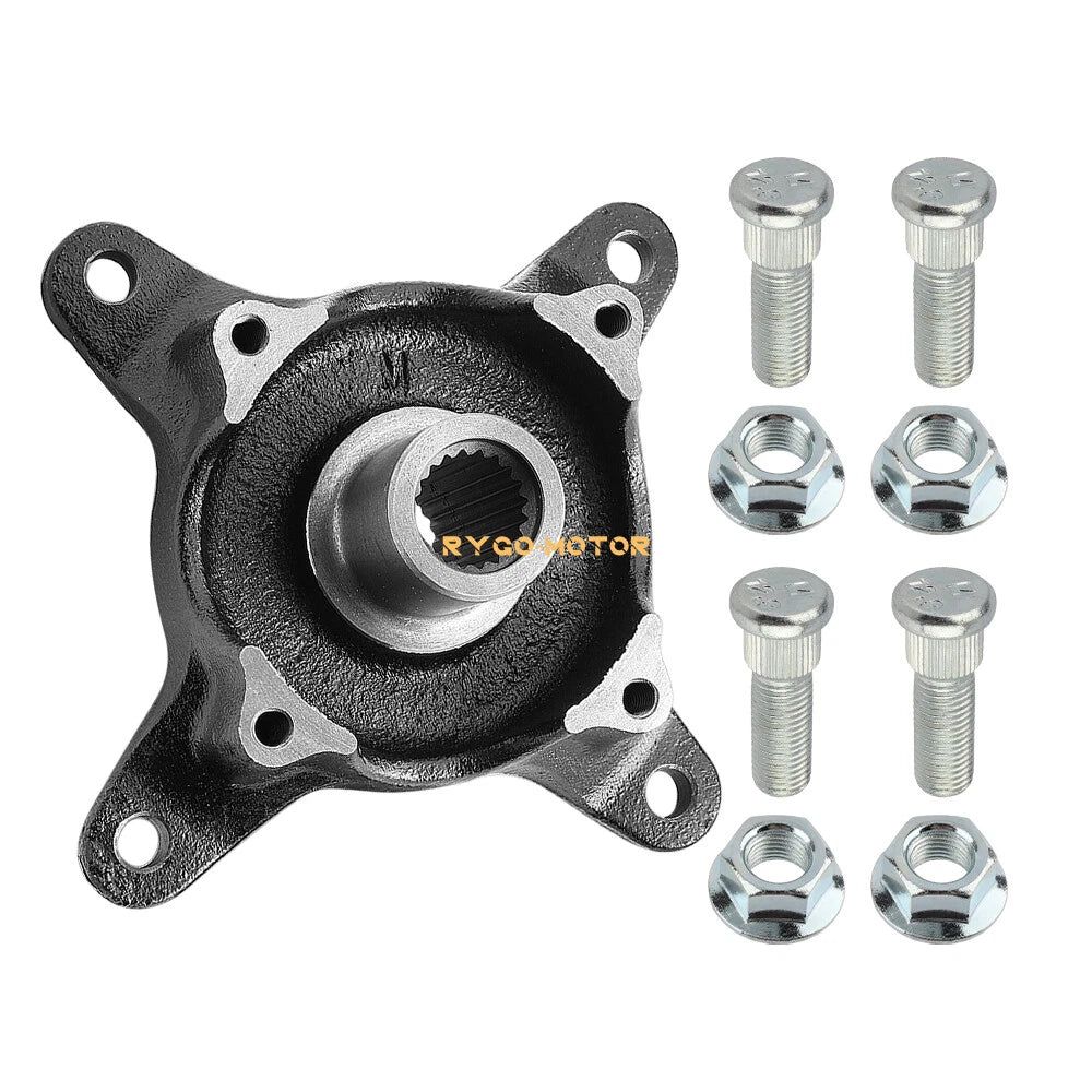 Front Wheel Hub & Studs for Polaris Ranger 400 425 500 570 650 700 800 ETX EV