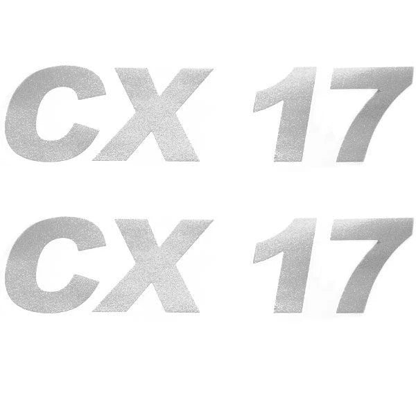 Crestliner Boat Emblem Decal Sticker - 171300 CX (pair)