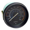 Boat Speedometer Gauge - Marine 80 Mph Black Blue 3 1/4 Inch