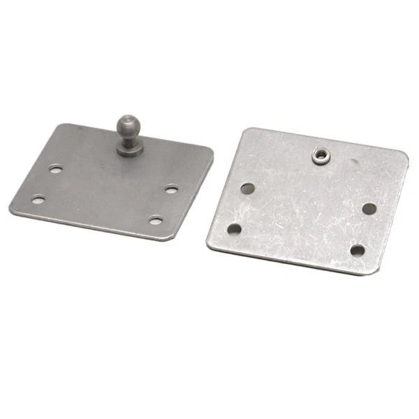 Boat Hatch Shock Mounting Brackets - 1/2 Inch Ball (pair)