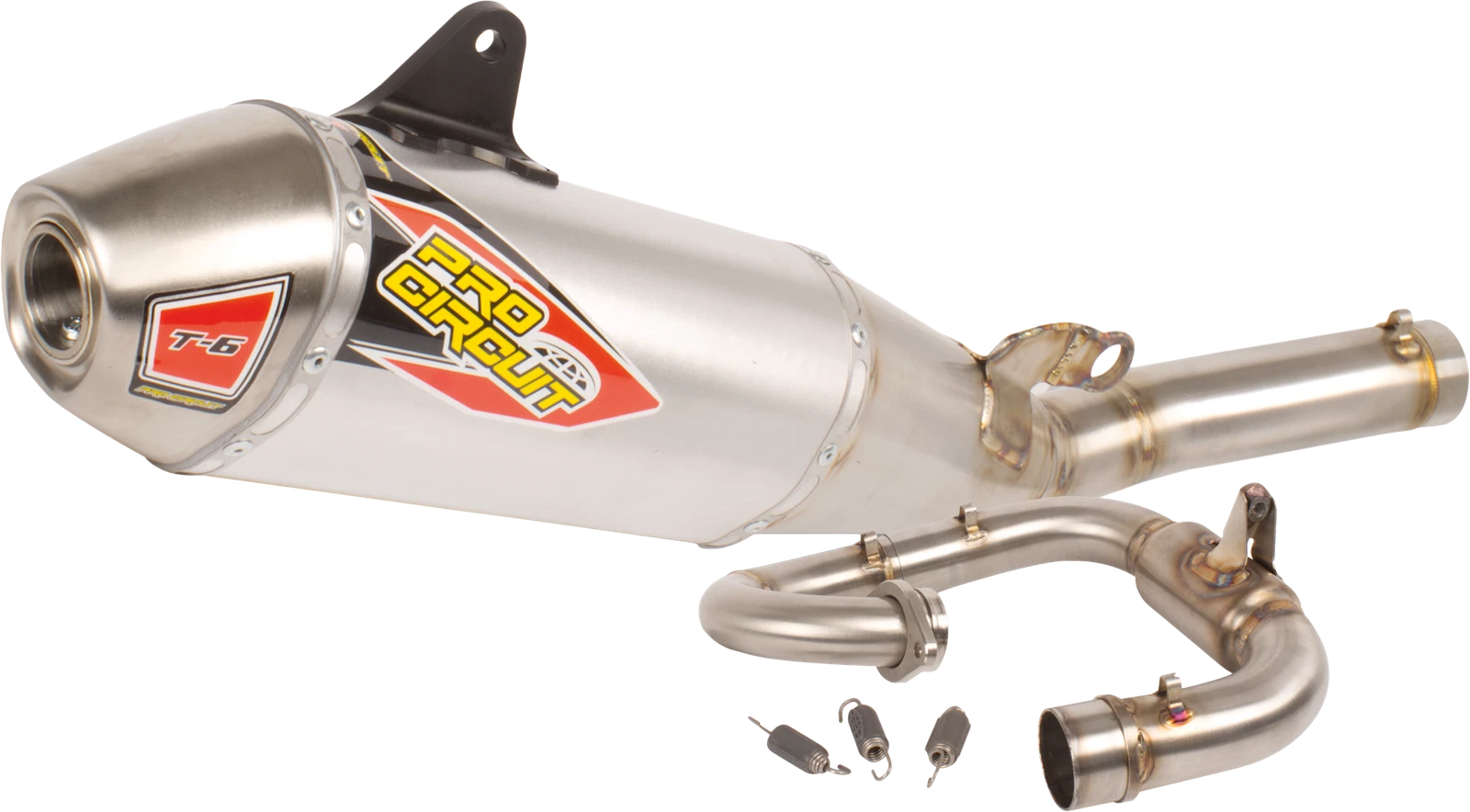 PRO CIRCUIT T-6 Stainless Steel Exhaust System for Offroad Motorcycles 2010-2024