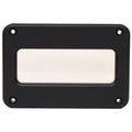 Bass CAT Boat Plexiglass Panel - 6 X 4 Inch Black Plastic