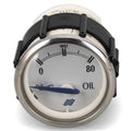Faria Boat Oil Pressure Gauge GP7964A - 2 Inch Silver White