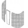 Right Hand Grille Fits Massey Ferguson Models 182421M92