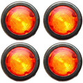 Malibu Boat Indicator Lights - Red 1/2 Inch (set of 4)