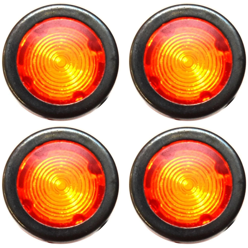 Malibu Boat Indicator Lights - Red 1/2 Inch (set of 4)