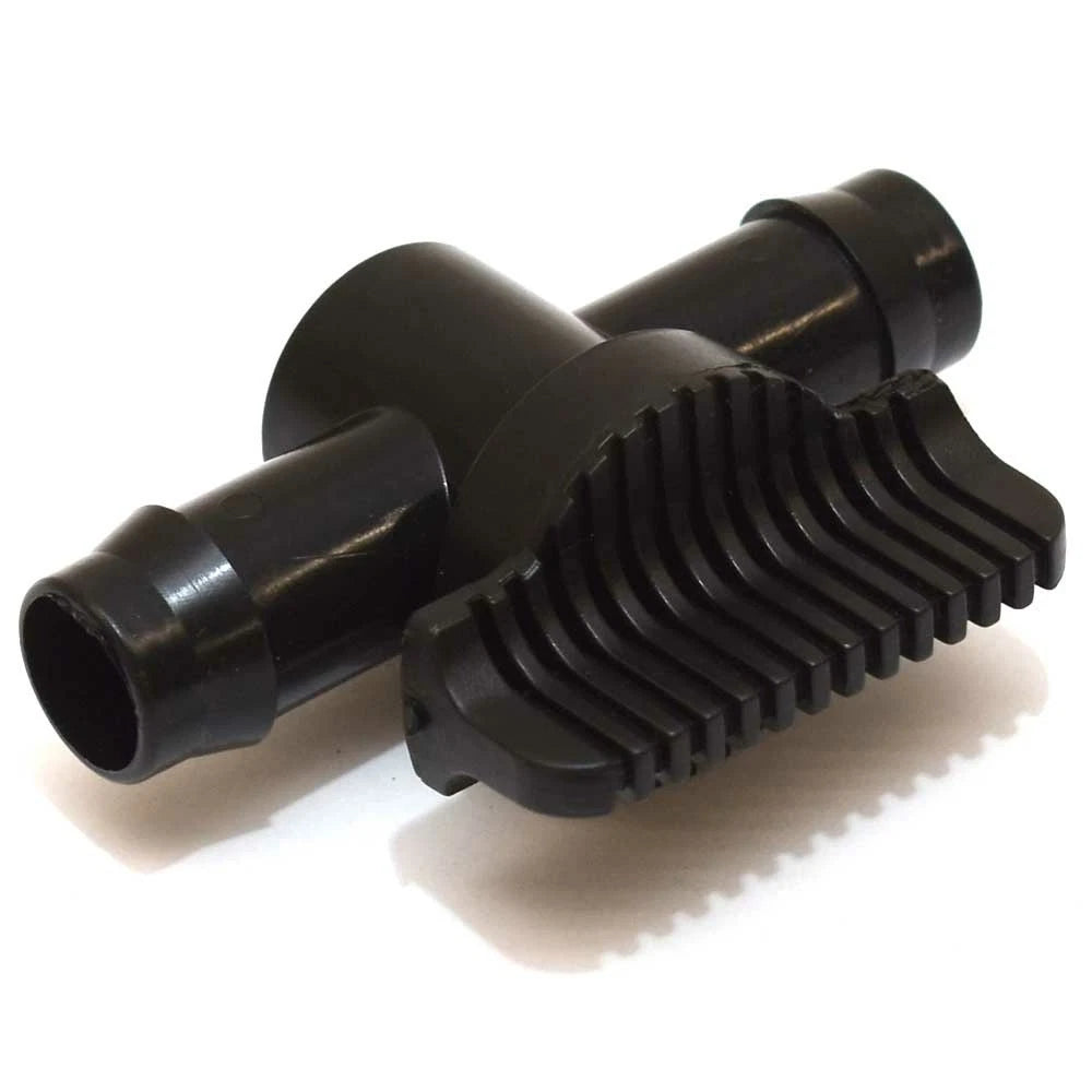 Boat Shut Off Valve QAVB700 - Black Plastic 5/8 Inch
