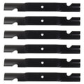 (6) Notched Mower Blade Fits 61" Cut Mowers Fits Bobcat Fits John Deere Fits